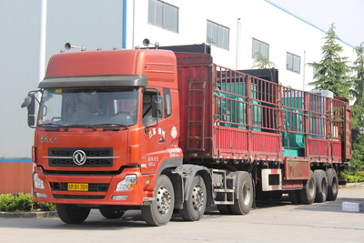 高壓發(fā)電機組裝車發(fā)貨1