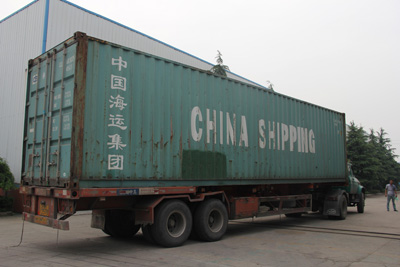 發(fā)往國外發(fā)電機組已裝車發(fā)貨2